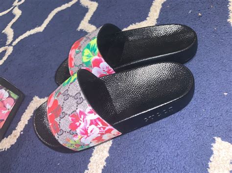 gucci blooms slides princeton|Gucci flip flops clearance.